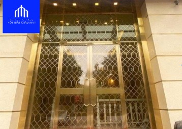 Cửa Kính Inox Mạ Vàng